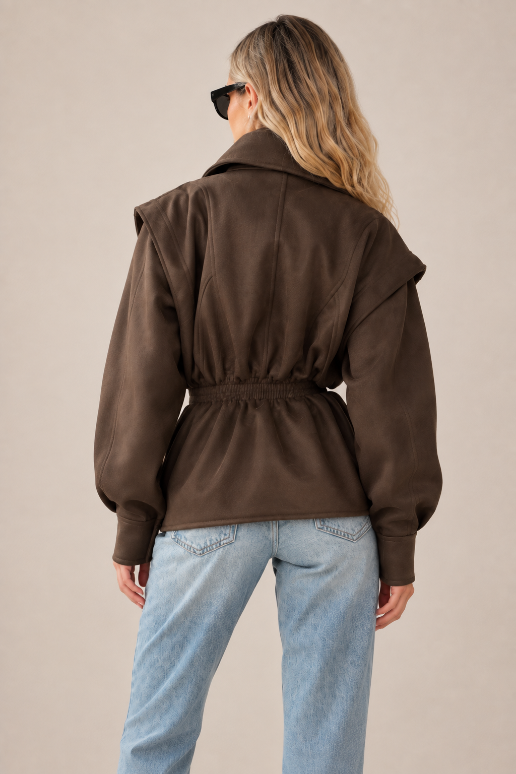 Chaqueta de ante Cami