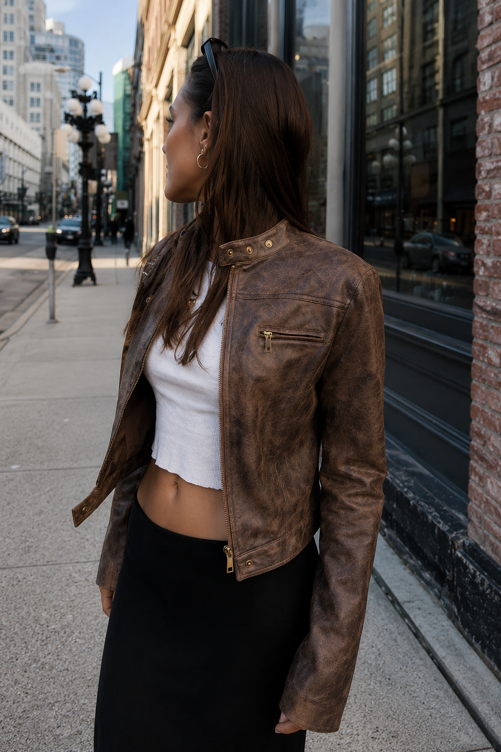 Chaqueta motera Xara