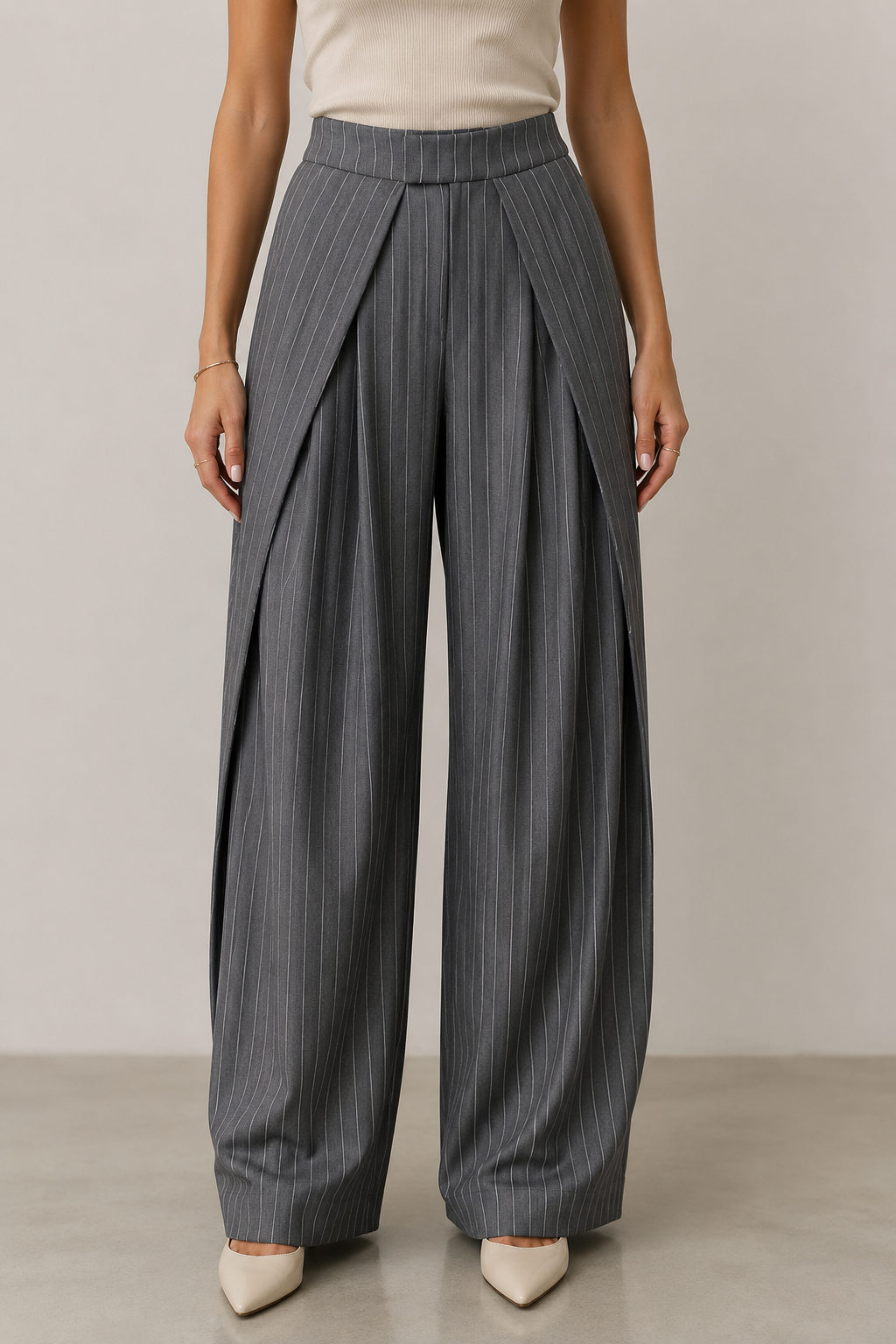 Pantalones de pierna ancha Nora