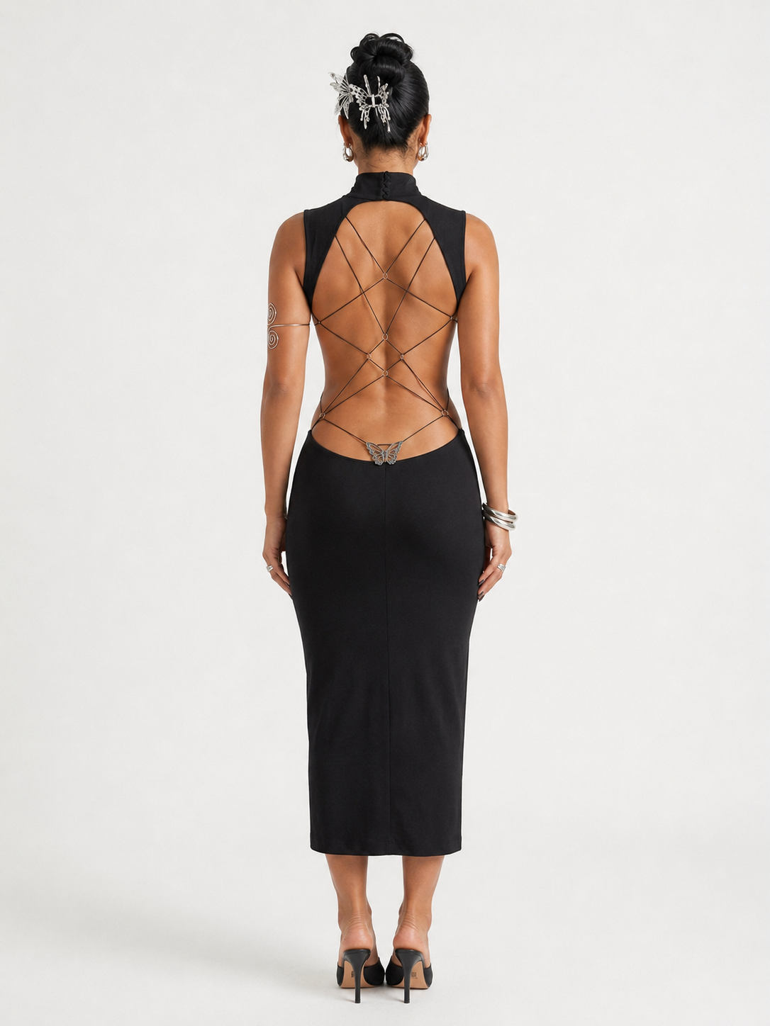 Vestido Mina de mariposas