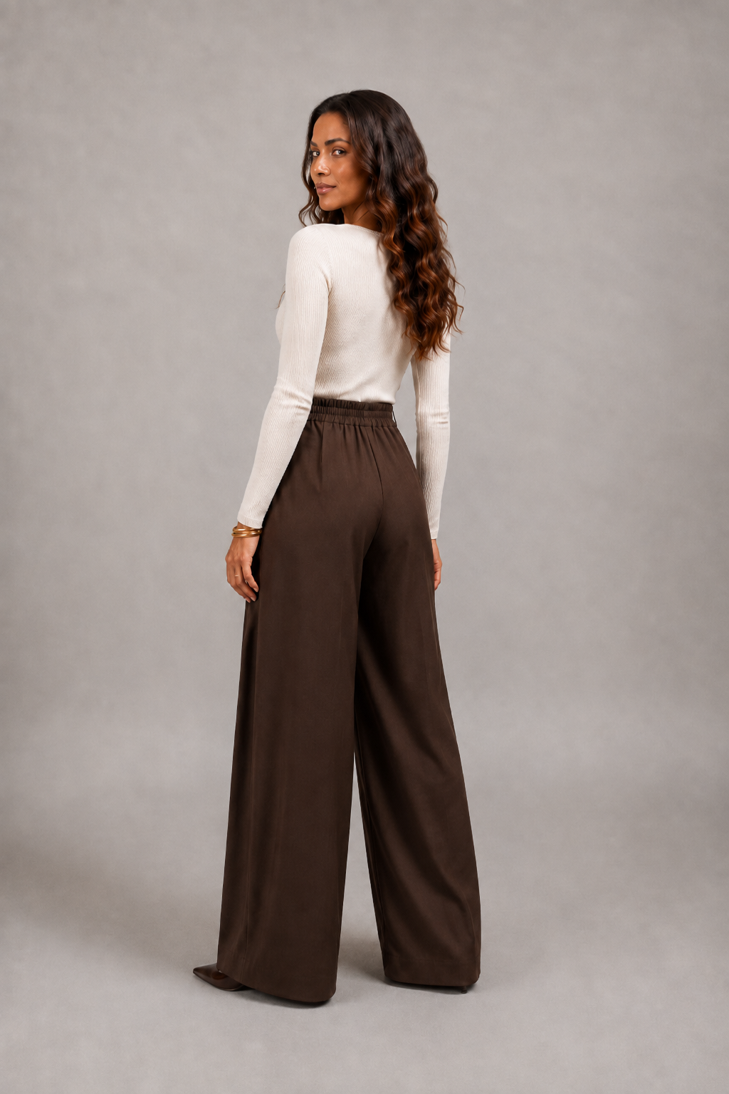 Pantalones de pierna ancha Nora